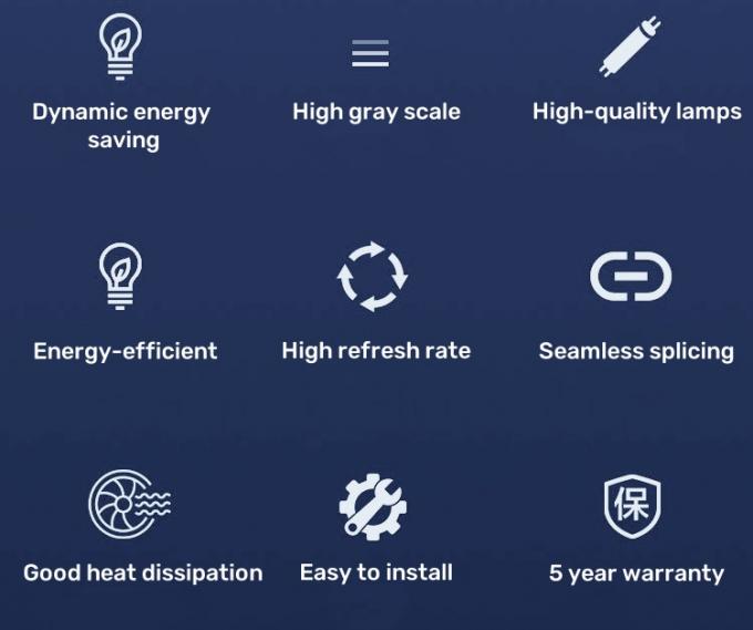 Diseño de interiores Creativa pantalla de LED para añadir un toque moderno a las casas Oficinas y espacios públicos 1