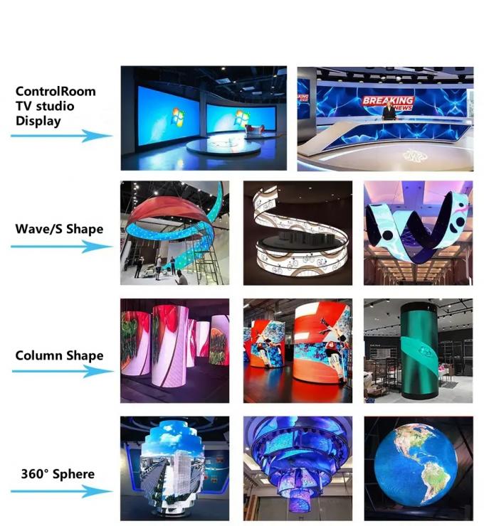 Diseño de interiores Creativa pantalla de LED para añadir un toque moderno a las casas Oficinas y espacios públicos 6