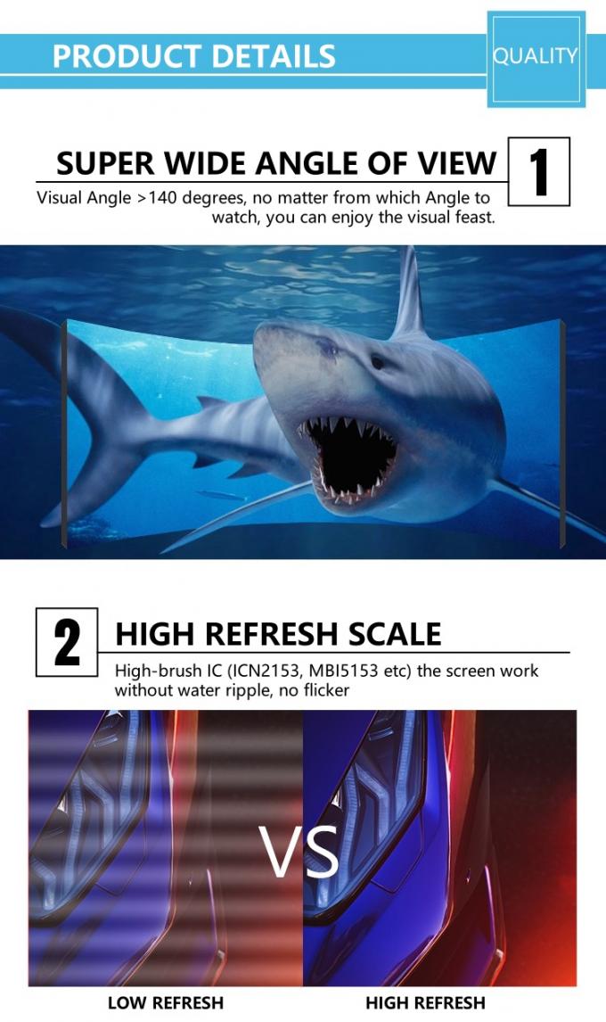 Diseño de interiores Creativa pantalla de LED para añadir un toque moderno a las casas Oficinas y espacios públicos 8