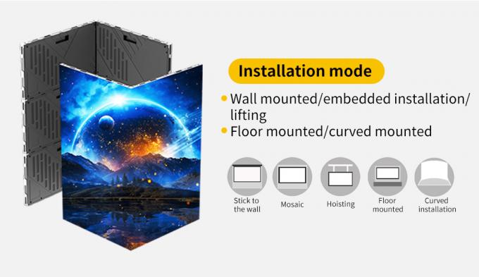 COB Pantalla LED interior P0.6 P0.78 P0.93 P1.25 P1.56 Panel 4K 8K Pantalla LED de alta definición para el montaje e instalación de paredes de video interiores 9