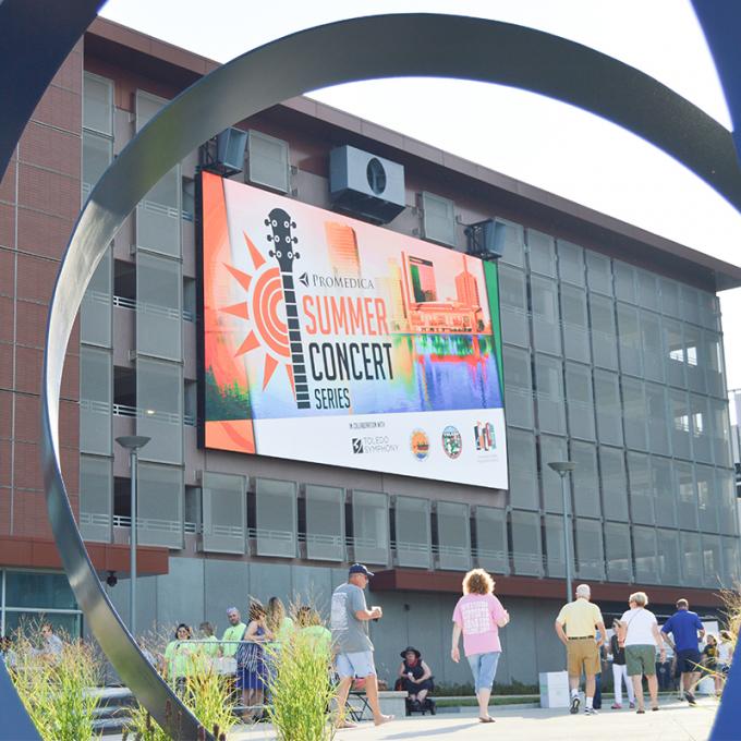 Display LED SMD para exteriores HD de color completo P4 P5 P6 P8 P10 Pantalla de pared de video LED 0