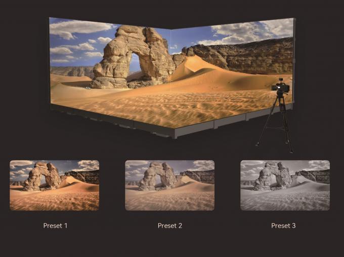 Innovadora pared de vídeo LED interior para la producción de películas 5