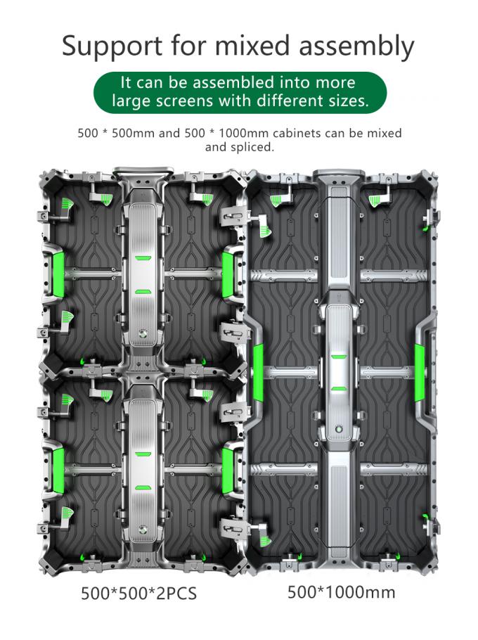 Pantallas LED de alquiler con pantalla de pared de vídeo LED de alto rendimiento P2.5 P3 P4 P5 P6 Pantalla de visualización LED exterior interior 6