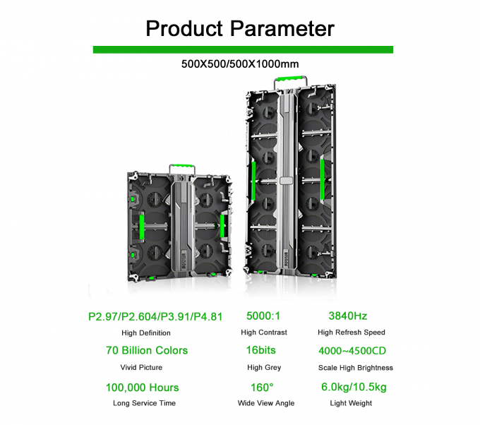 P3.91 Alquiler de pantallas de pantalla LED al aire libre Precio de las paredes de vídeo LED para escenarios de conciertos Alquiler de pantallas de LED 2