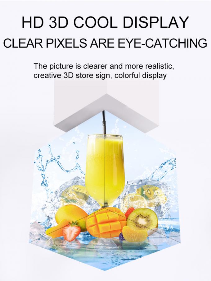 Display LED de cubo P2.5 P3 P4mm Personalizado para tiendas de venta al por menor 0