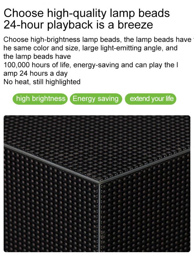Display LED de cubo P2.5 P3 P4mm Personalizado para tiendas de venta al por menor 2