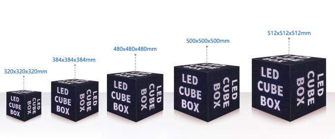 Display LED de cubo P2.5 P3 P4mm Personalizado para tiendas de venta al por menor 5