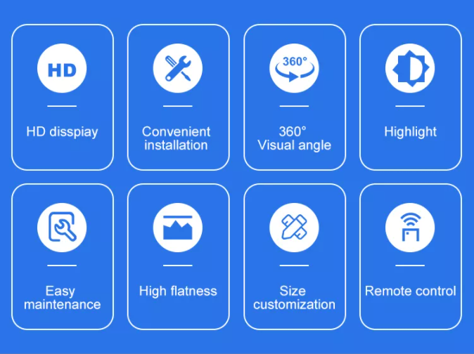 P2.5 P3 P3.91 P4.81 Pantalla LED de cubo con logotipo Pantalla LED creativa para publicidad interior y exterior 2