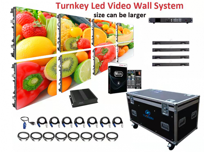 P3.91 P4.81 Pantalla LED para alquiler de eventos en vivo al aire libre Pantalla LED impermeable para escenario Pantalla de fondo de alto brillo Pared LED 1