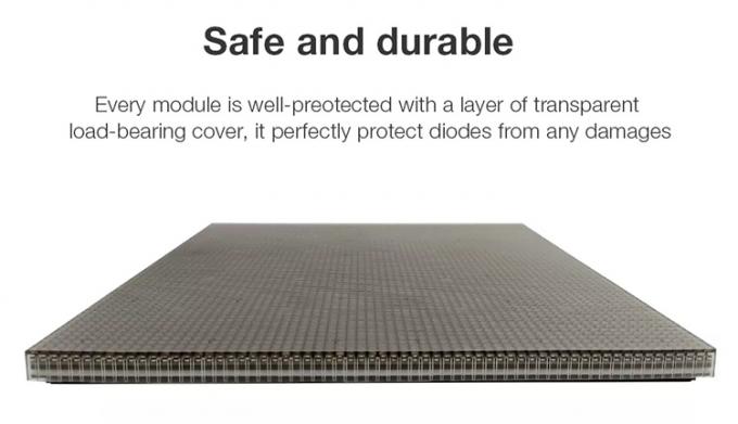 Pantalla de danza LED Panel de azulejos de alquiler 500 * 1000 Alta actualización Led escenario de bodas pantalla de pared P2.9 pantalla LED interactiva 4