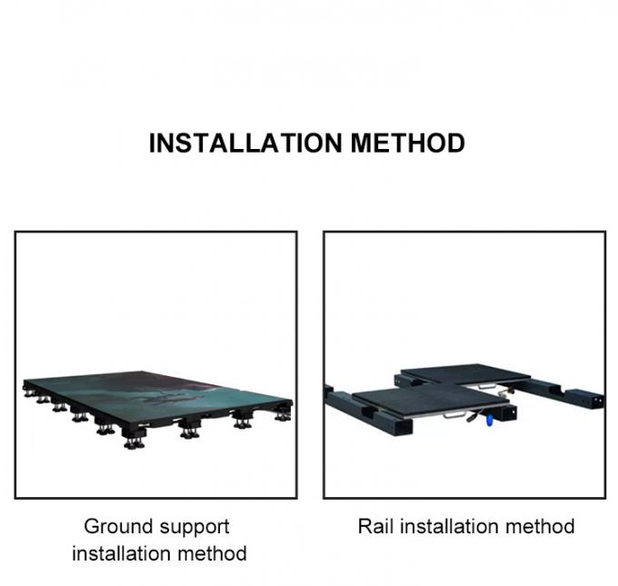Pantalla de danza LED Panel de azulejos de alquiler 500 * 1000 Alta actualización Led escenario de bodas pantalla de pared P2.9 pantalla LED interactiva 6