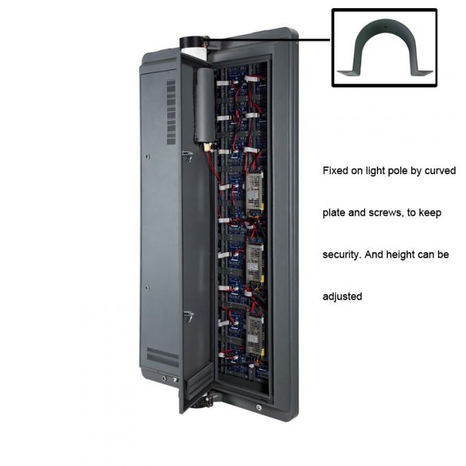 Luz de la calle en exteriores, con pantalla LED, publicidad, P4 Screen, señal de gestión centralizada inalámbrica 2