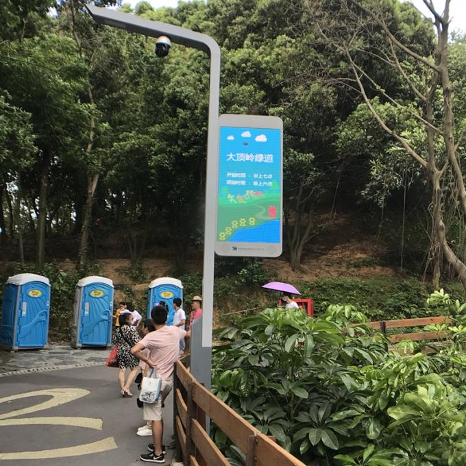 Luz de la calle en exteriores, con pantalla LED, publicidad, P4 Screen, señal de gestión centralizada inalámbrica 6