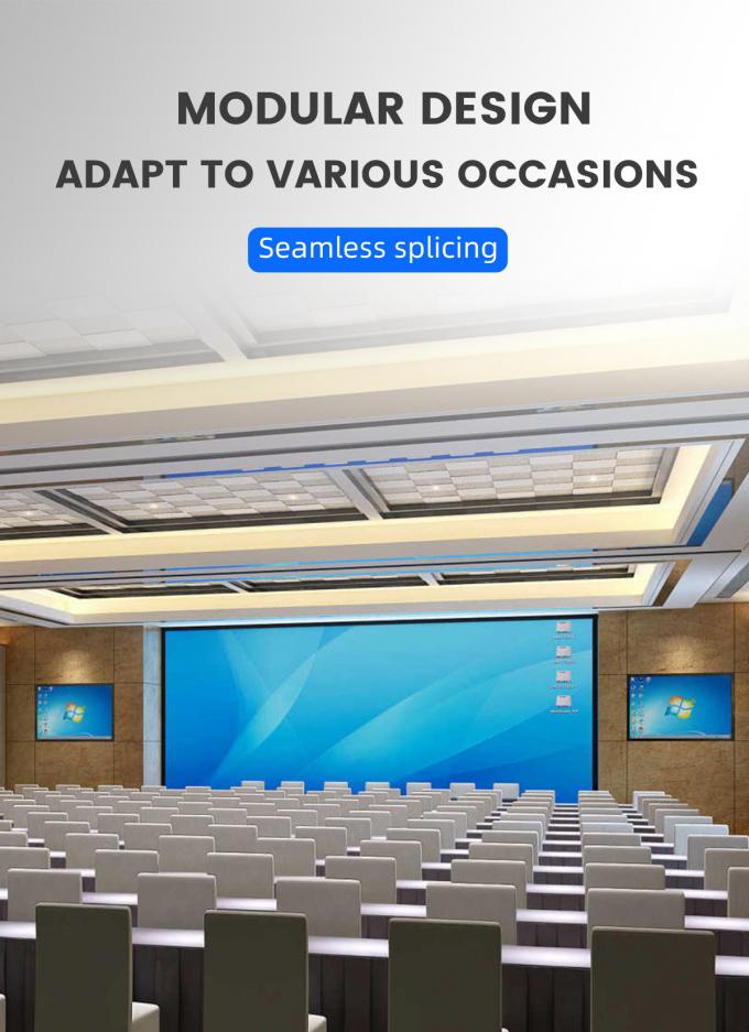 8K 4K HD P1.2 P1.5 P1.8 P2 P2.5 P3 Pantalla de panel de pared de video LED fija ultradelgada a color completo para interiores 3