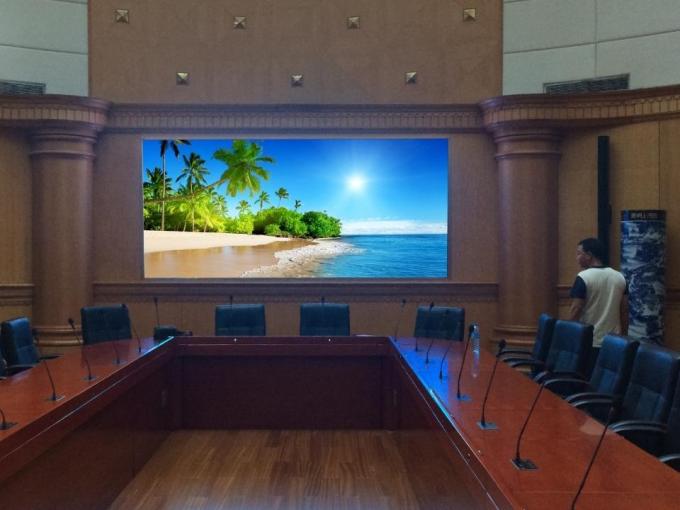 Panel de visualización de pared de video led de iglesia micro delgado 3