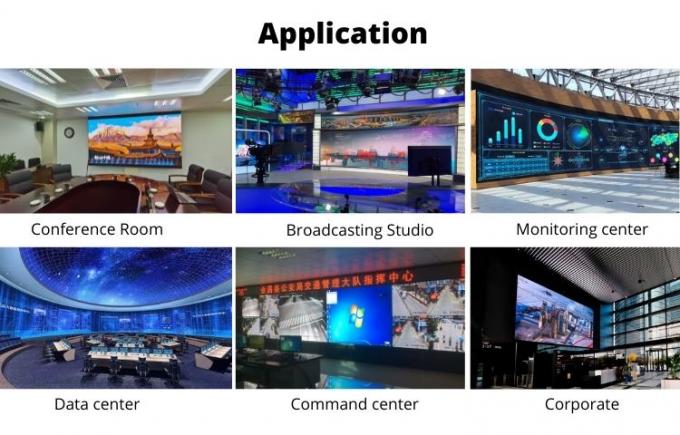 Panel de visualización de pared de video led de iglesia micro delgado 8