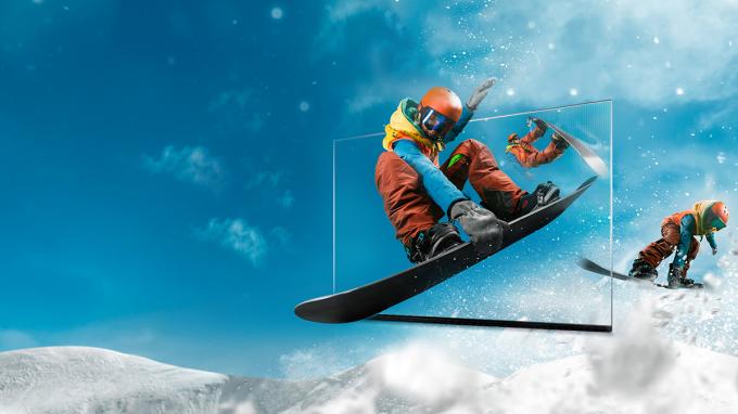 Pantalla LED Holográfica Transparente P3.91 Pantalla LED a todo color Pantalla LED Holográfica Invisible Pantalla LED Invisible 4