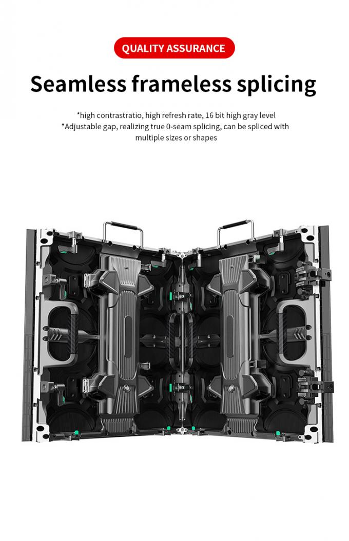 P3.91 P2.6 Alquiler de cine pantalla LED de Navidad espectáculo de baile fiesta LED de visualización de eventos tras bastidores de la iglesia LED de vídeo pared 1