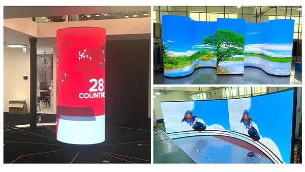 Pantalla de TV LED suave personalizable Pantalla LED flexible para interiores P3 Precio de pantalla sexy 1