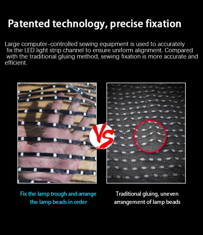 Pantalla LED voladora con pantalla de alfombra mágica de dron pantalla de película LED recargable para publicidad al aire libre personalizada 7