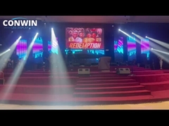 P2.9mm Exhibición LED de alquiler al aire libre, pantalla de fondo de escenario LED 250x250mm